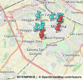 Mappa Viale G. Amendola, 41124 Modena MO, Italia (1.56091)