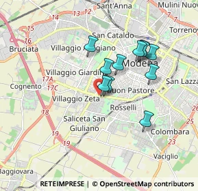 Mappa Viale G. Amendola, 41124 Modena MO, Italia (1.47455)
