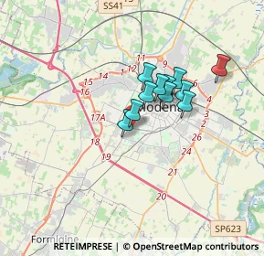 Mappa Viale G. Amendola, 41124 Modena MO, Italia (2.32636)