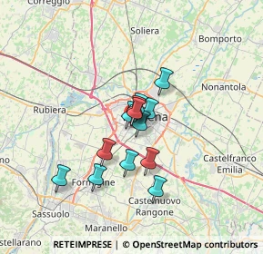 Mappa Viale G. Amendola, 41124 Modena MO, Italia (4.53538)