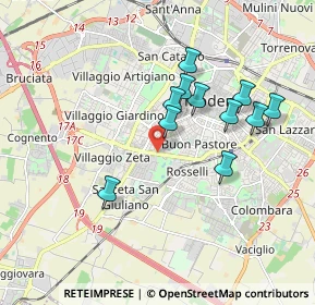 Mappa Viale Giovanni Amendola, 41124 Modena MO, Italia (1.66727)