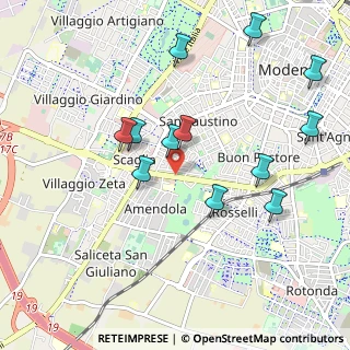 Mappa Viale Giovanni Amendola, 41124 Modena MO, Italia (1.02083)