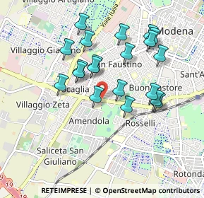 Mappa Viale Giovanni Amendola, 41124 Modena MO, Italia (0.861)