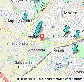 Mappa Viale Giovanni Amendola, 41124 Modena MO, Italia (1.06091)