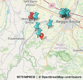 Mappa 42020 Quattro Castella RE, Italia (9.05417)