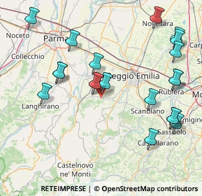 Mappa 42020 Quattro Castella RE, Italia (18.495)