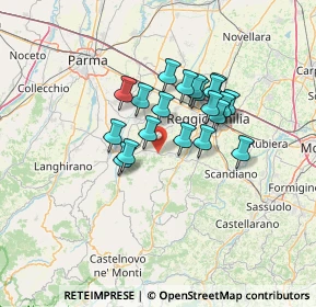Mappa 42020 Quattro Castella RE, Italia (10.204)
