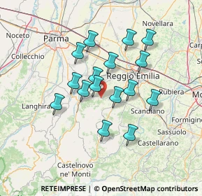 Mappa 42020 Quattro Castella RE, Italia (11.49063)