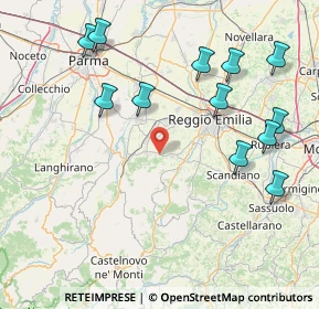 Mappa 42020 Quattro Castella RE, Italia (18.92917)