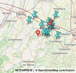 Mappa 42020 Quattro Castella RE, Italia (11.10571)