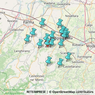 Mappa 42020 Quattro Castella RE, Italia (11.345)