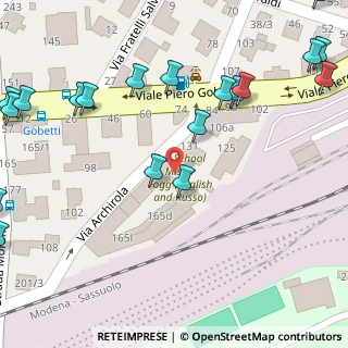 Mappa Via Piero Gobetti, 41124 Modena MO, Italia (0.11643)