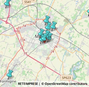 Mappa Via Piero Gobetti, 41124 Modena MO, Italia (3.47545)