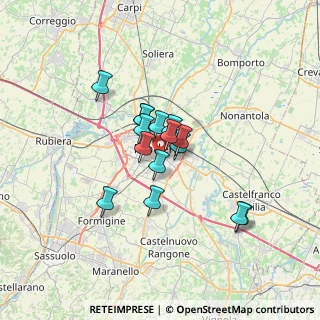 Mappa Via Piero Gobetti, 41124 Modena MO, Italia (4.54667)