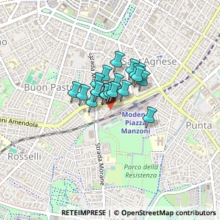 Mappa Via Piero Gobetti, 41124 Modena MO, Italia (0.233)