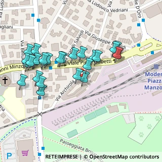 Mappa Via Piero Gobetti, 41124 Modena MO, Italia (0.125)