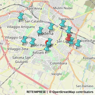 Mappa Via Piero Gobetti, 41124 Modena MO, Italia (1.7675)