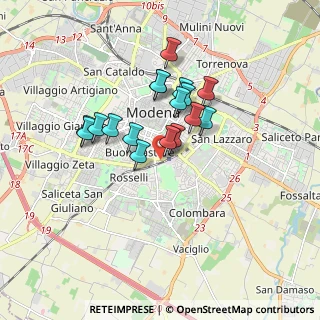 Mappa Via Piero Gobetti, 41124 Modena MO, Italia (1.32471)