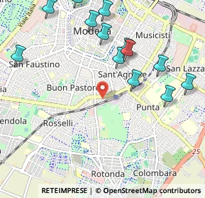 Mappa Via Piero Gobetti, 41124 Modena MO, Italia (1.23154)