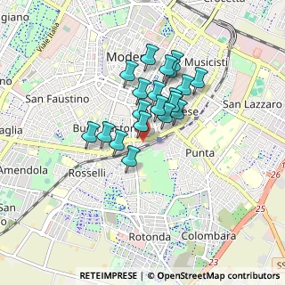 Mappa Via Piero Gobetti, 41124 Modena MO, Italia (0.6525)