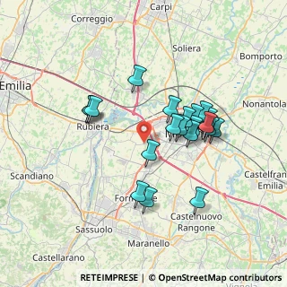Mappa Str. Borelle, 41126 Modena MO, Italia (6.3835)