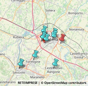 Mappa Via delle Costellazioni, 41126 Modena MO, Italia (5.45727)