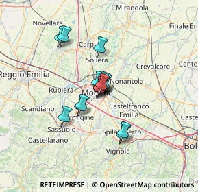 Mappa Via Giuseppe Fregni, 41124 Modena MO, Italia (8.39933)