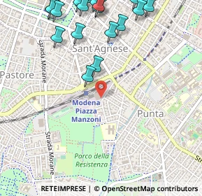 Mappa Via Giuseppe Fregni, 41124 Modena MO, Italia (0.7455)