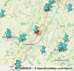 Mappa Via G di Vittorio 42 Forche di Puianello, 42020 Puianello RE, Italia (3.0825)