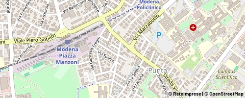 Mappa Modena