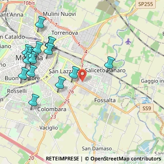 Mappa Via Pietro Cavalli, 41122 Modena MO, Italia (2.56438)