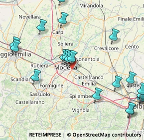 Mappa Via Pietro Cavalli, 41122 Modena MO, Italia (21.692)