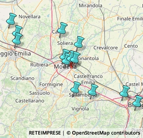 Mappa Via Pietro Cavalli, 41122 Modena MO, Italia (16.00769)