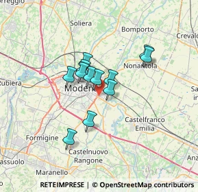 Mappa Via Pietro Cavalli, 41122 Modena MO, Italia (4.71833)