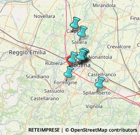 Mappa Via Giacomo Costantino Beltrami, 41126 Modena MO, Italia (8.33727)