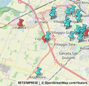 Mappa Via Giacomo Costantino Beltrami, 41126 Modena MO, Italia (2.701)