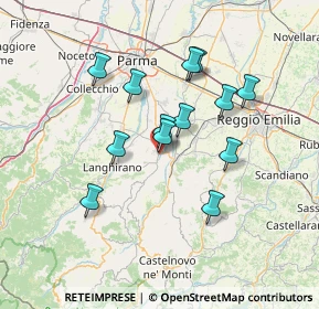 Mappa Via M. Delia, 43029 Traversetolo PR, Italia (12.15923)