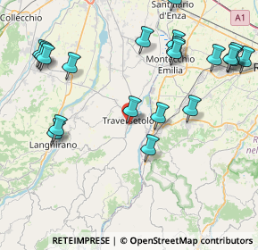 Mappa Via M. Delia, 43029 Traversetolo PR, Italia (10.0505)