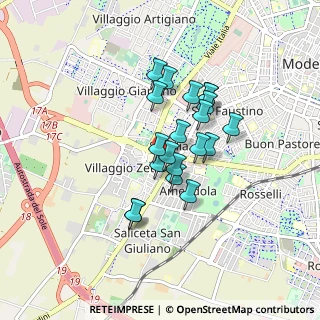 Mappa Via Bartolomeo Avanzini, 41126 Modena MO, Italia (0.6405)