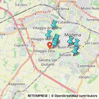 Mappa Via Bartolomeo Avanzini, 41126 Modena MO, Italia (1.33727)