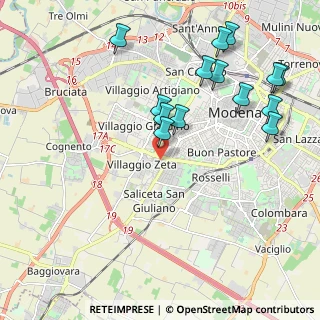Mappa Via Bartolomeo Avanzini, 41126 Modena MO, Italia (2.30929)