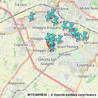Mappa Via Bartolomeo Avanzini, 41126 Modena MO, Italia (1.77143)