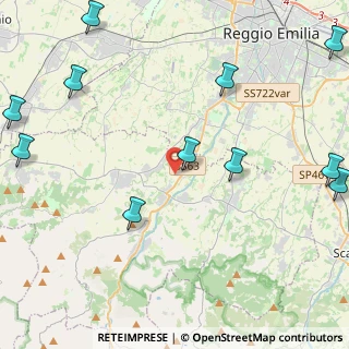 Mappa Via Goya, 42020 Quattro Castella RE, Italia (7.07813)
