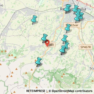 Mappa Via Goya, 42020 Quattro Castella RE, Italia (4.75125)