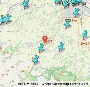 Mappa Via Goya, 42020 Quattro Castella RE, Italia (6.978)
