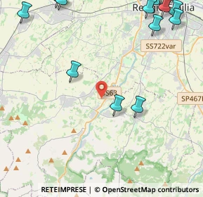 Mappa Via Goya, 42020 Quattro Castella RE, Italia (6.91438)