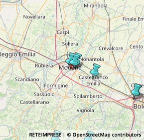 Mappa Via Fossoli, 41125 Modena MO, Italia (22.72545)