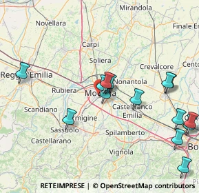 Mappa Viale Don G. Minzoni, 41125 Modena MO, Italia (18.06429)