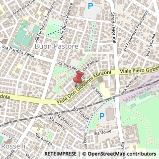 Mappa Viale Don G. Minzoni, 121, 41125 Modena, Modena (Emilia Romagna)