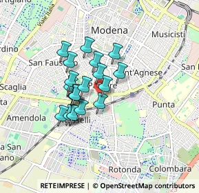 Mappa Viale Don G. Minzoni, 41125 Modena MO, Italia (0.619)